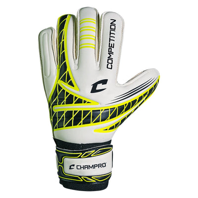 Competition Goalkeeper Gloves — 7mm Latex Palm with Finger Spine Support