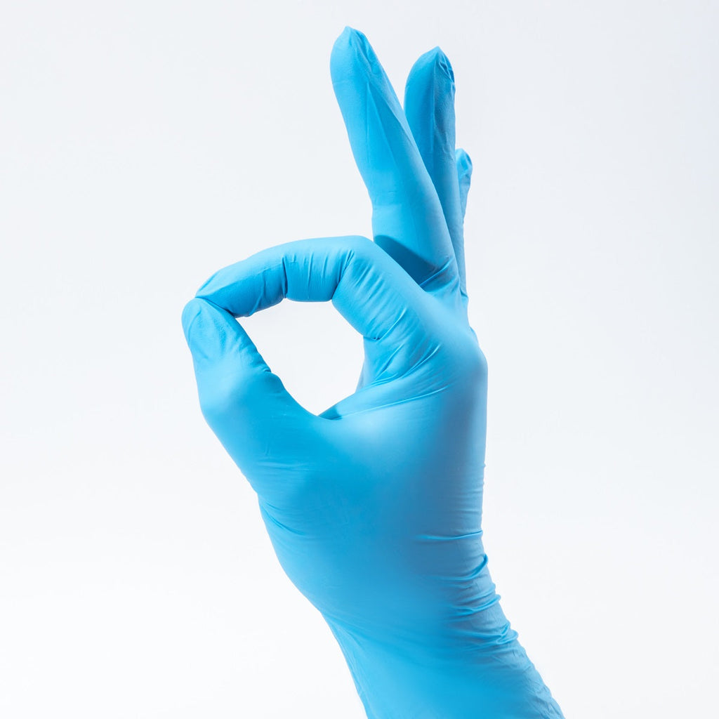 Dental Mates 4mil Disposable Nitrile Gloves Blue 100pcs/box 10 boxes/case