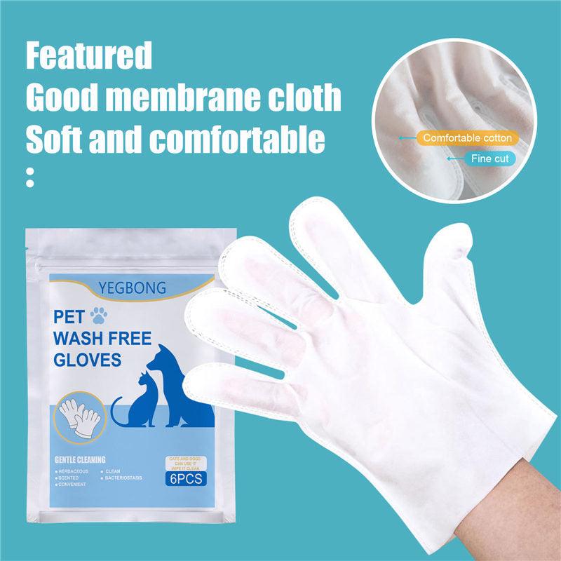Pet Care Essentials: 6-Pack Of Disposable Non-Woven Gloves For A Clean And Happy Home by Dog Hugs Cat