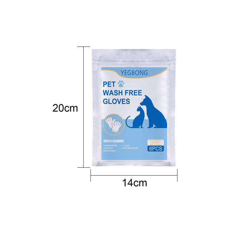Pet Care Essentials: 6-Pack Of Disposable Non-Woven Gloves For A Clean And Happy Home by Dog Hugs Cat