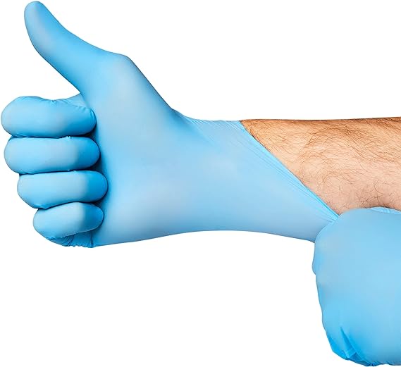 Lydus 5mil Blue Nitrile Examination Disposable Gloves (LBN5), Case of 1000 Wholesale, 5mil (ASTM D6319, FDA 510k)