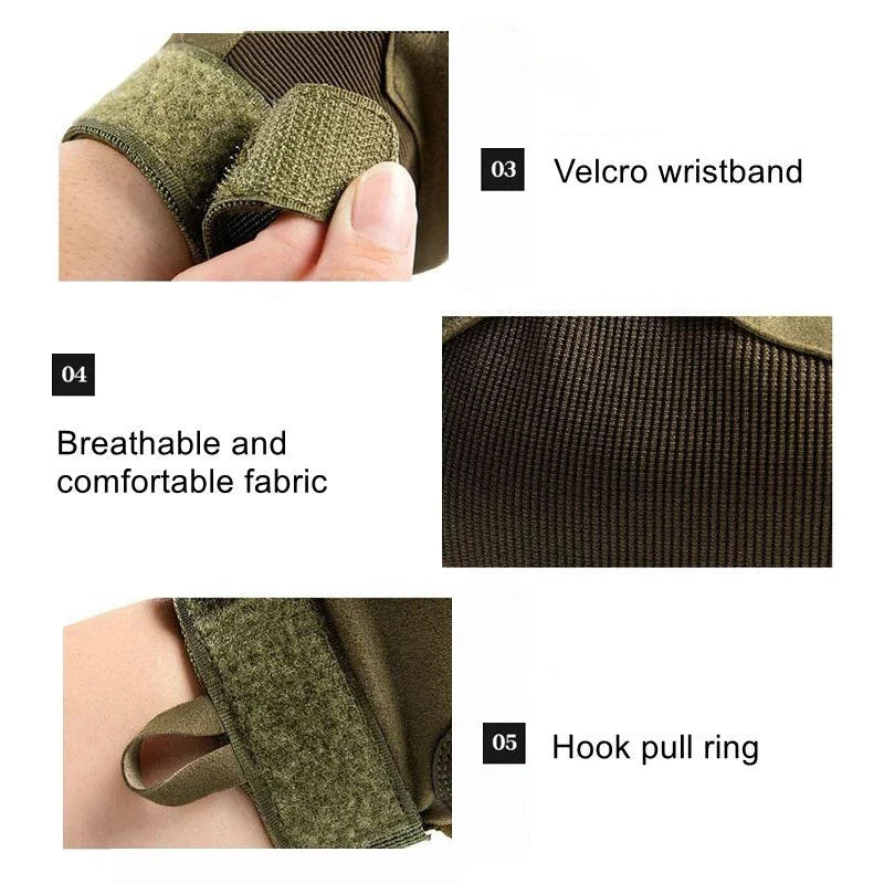 Tactical Gloves Shooting Gloves Touch Design Fitness Protection Sports Motorcycle