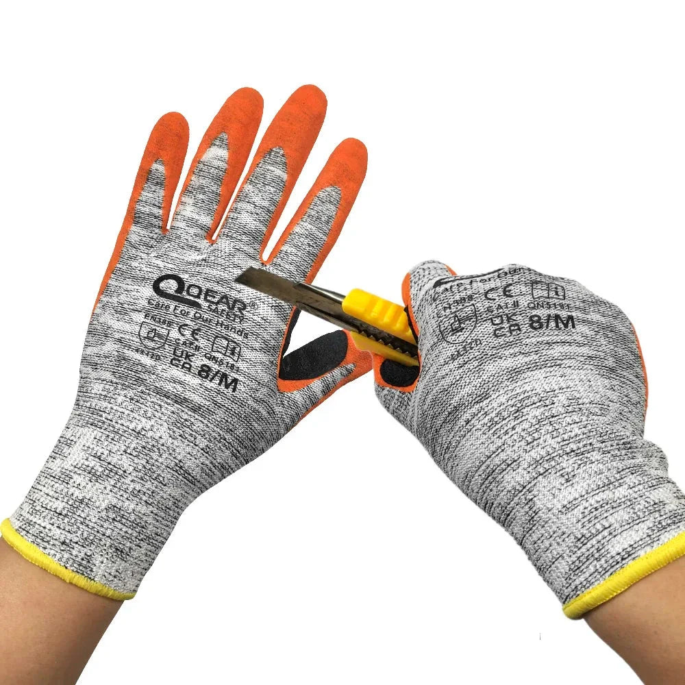 Durable and Dexterous HPPE Knitted Safety Gloves