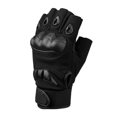JAG Half Finger Tactical Gloves - (Black)