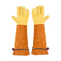 Gardening Gloves Thorn Proof Long Leather Rose Pruning Gloves for Men & Women