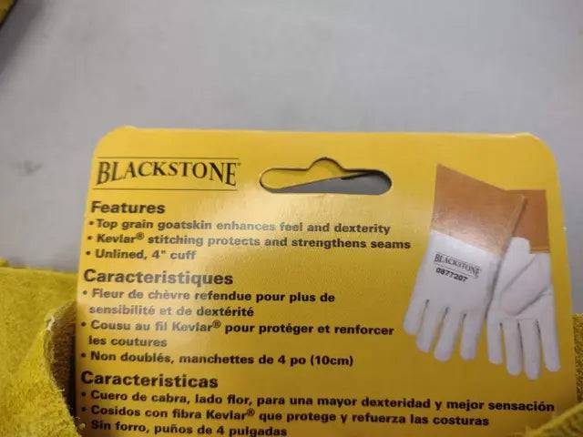 Blackstone Premium Goatskin TIG Welding Gloves, sold by pair, 6 pairs and 12 pairs